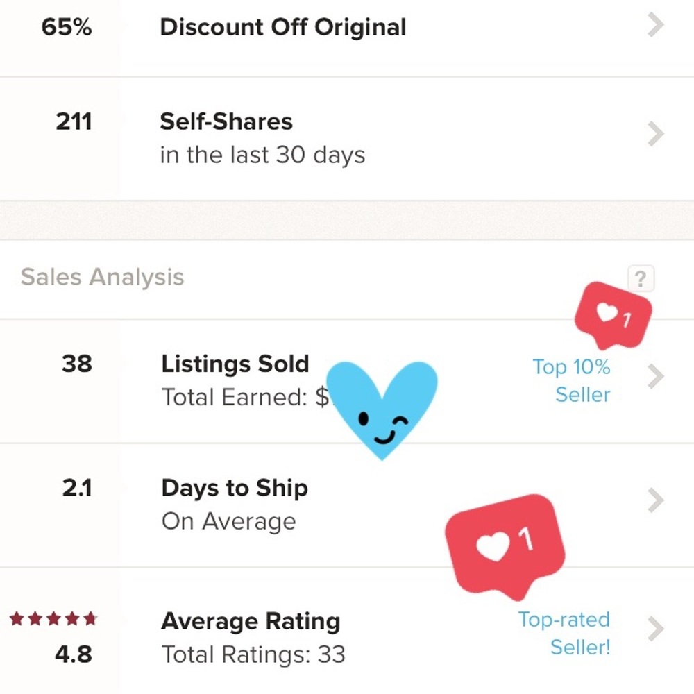 💞 POSH STATS 💞